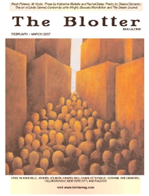 Ha ha! Fooled you! There is no issue here. That's because the February issue was the Blotter's first and only double issue, so you need to click the cover to the left to get it.